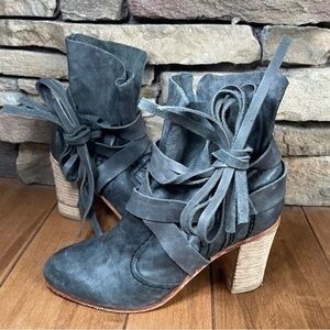Free People Steven Wonders Heeled Ankle Boots